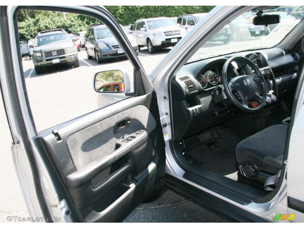 2005 CR-V EX 4WD - Satin Silver Metallic / Black photo #10