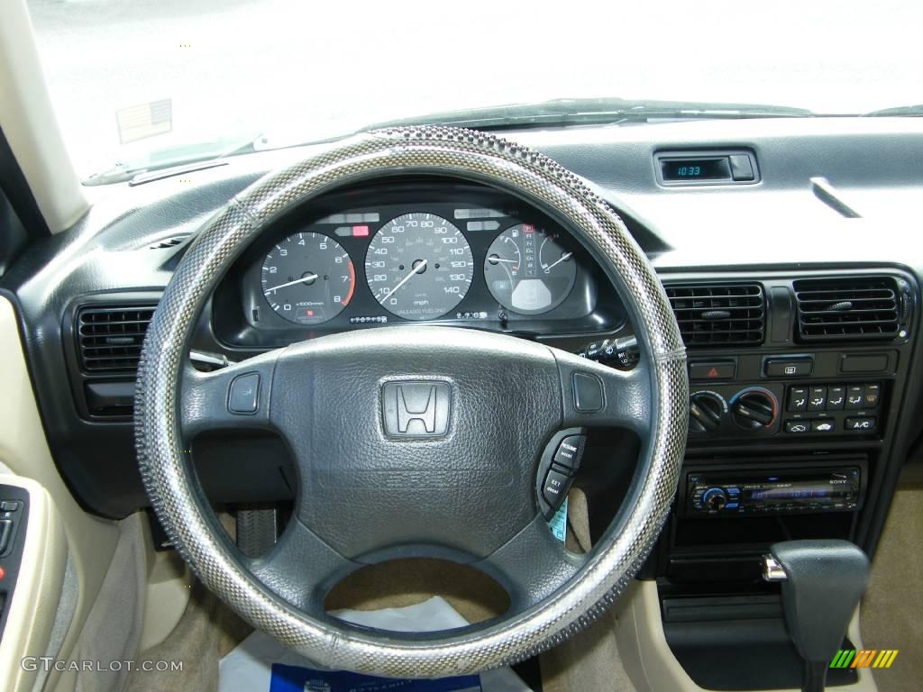 1992 Accord LX Wagon - Arcadia Green Pearl / Beige photo #22