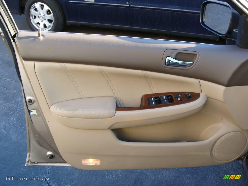 2006 Accord EX-L Sedan - Desert Mist Metallic / Ivory photo #9