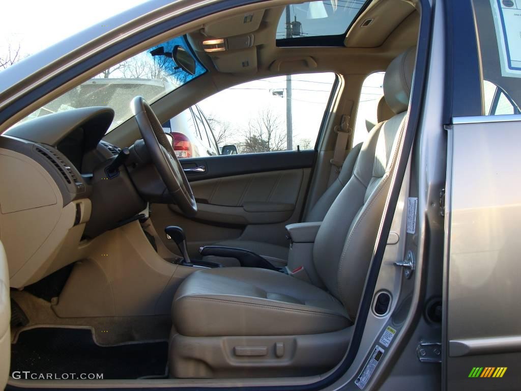 2006 Accord EX-L Sedan - Desert Mist Metallic / Ivory photo #11
