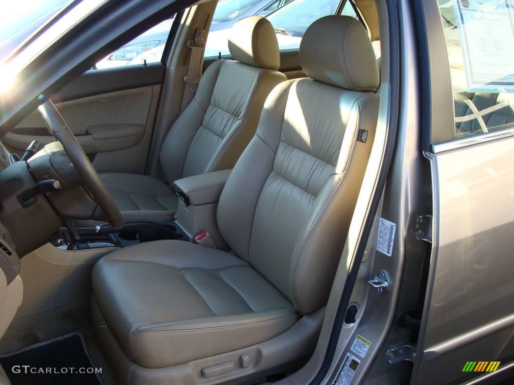 2006 Accord EX-L Sedan - Desert Mist Metallic / Ivory photo #12