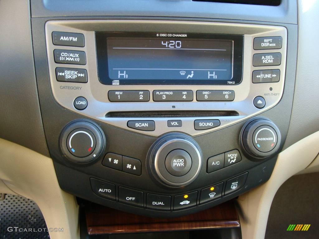 2006 Accord EX-L Sedan - Desert Mist Metallic / Ivory photo #13
