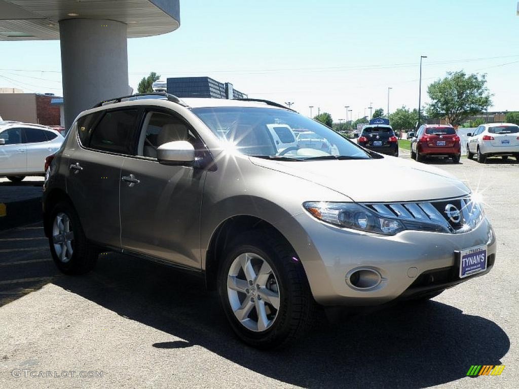 2009 Murano S AWD - Saharan Stone Metallic / Beige photo #3