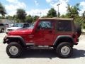 2000 Flame Red Jeep Wrangler Sport 4x4  photo #2