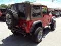 2000 Flame Red Jeep Wrangler Sport 4x4  photo #8