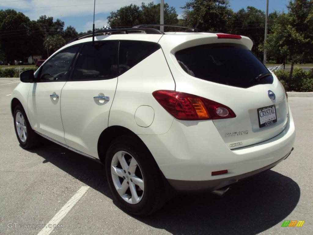 2009 Murano SL - Glacier Pearl / Beige photo #3