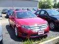 2010 Red Candy Metallic Ford Fusion SE  photo #2