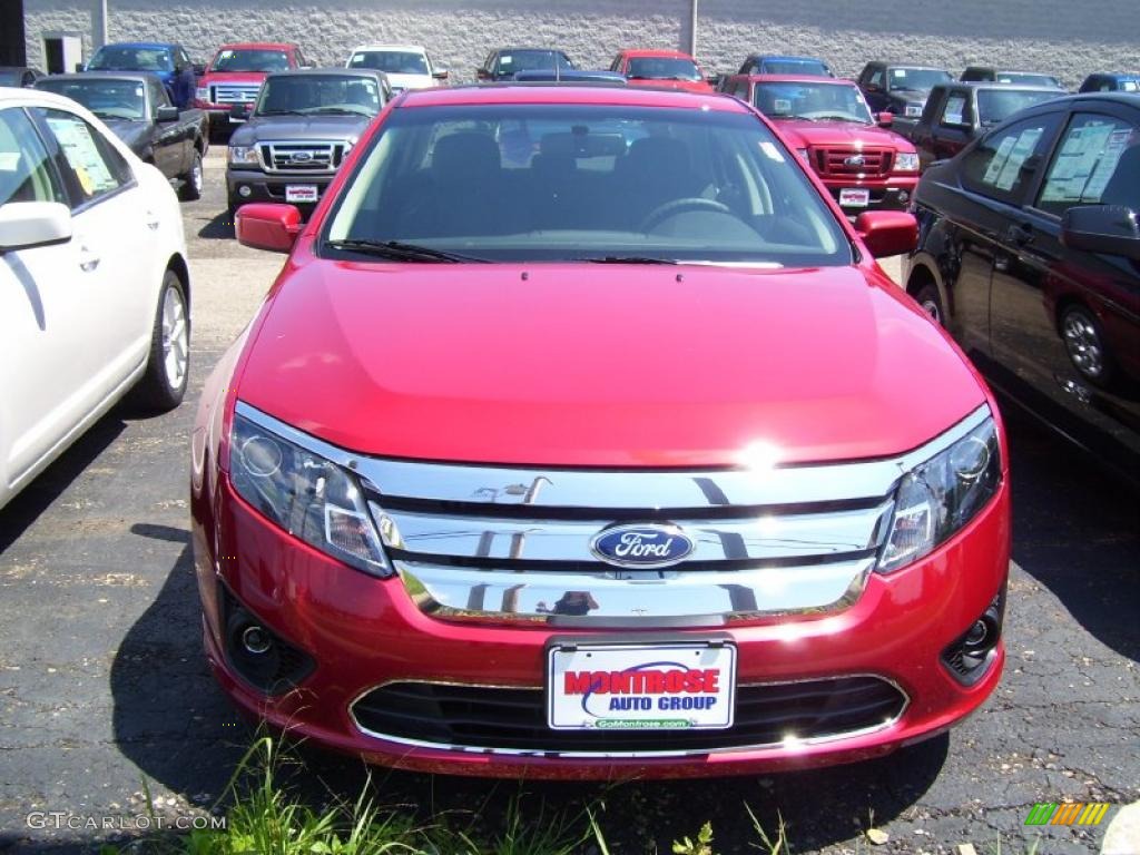 2010 Red Candy Metallic Ford Fusion SE 33605987 Photo 3 GTCarLot