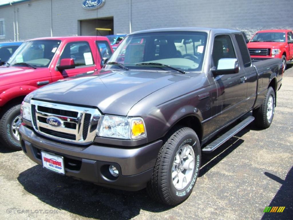 2010 Ranger XLT SuperCab 4x4 - Dark Shadow Grey Metallic / Medium Dark Flint photo #1