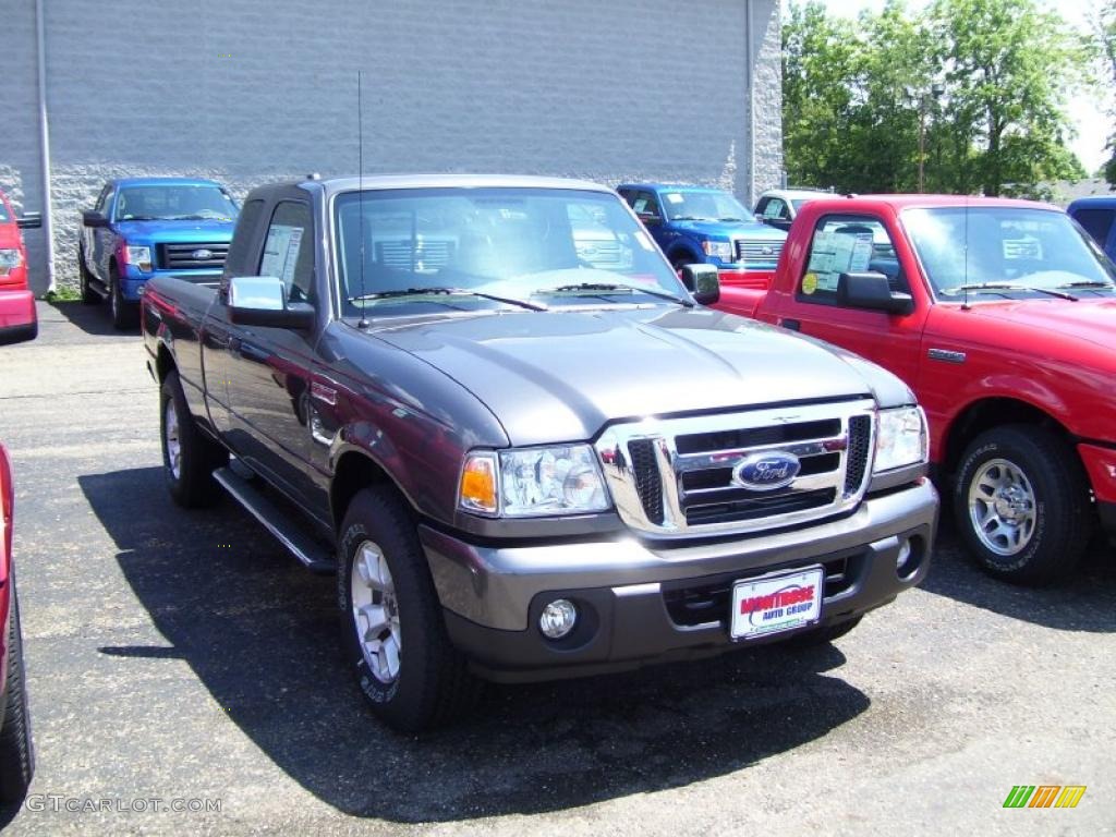 2010 Ranger XLT SuperCab 4x4 - Dark Shadow Grey Metallic / Medium Dark Flint photo #2