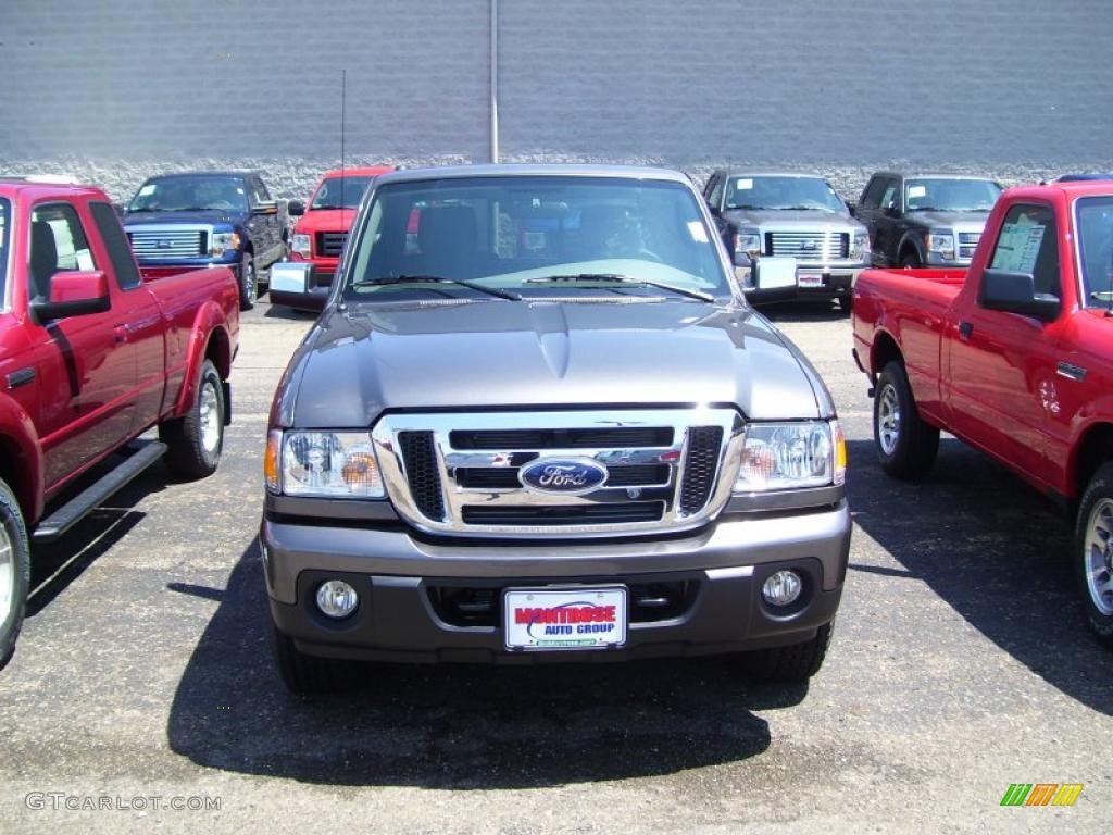 2010 Ranger XLT SuperCab 4x4 - Dark Shadow Grey Metallic / Medium Dark Flint photo #3