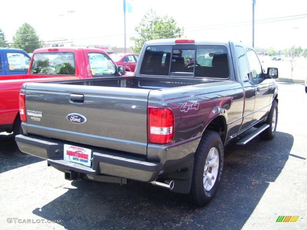 2010 Ranger XLT SuperCab 4x4 - Dark Shadow Grey Metallic / Medium Dark Flint photo #4