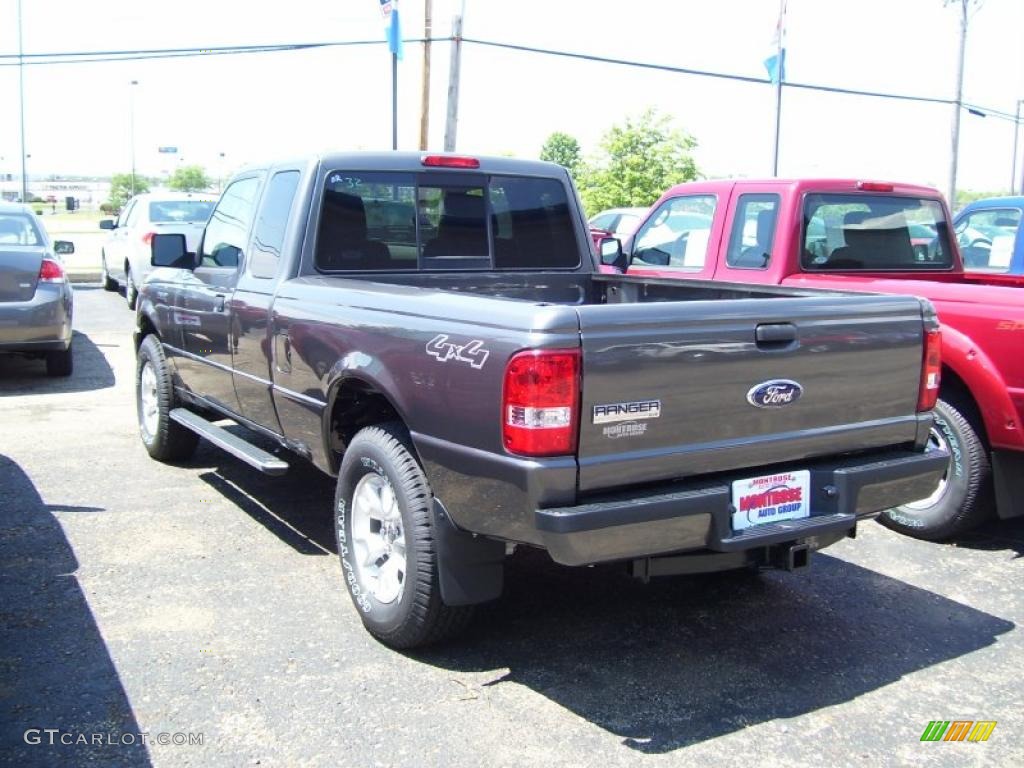 2010 Ranger XLT SuperCab 4x4 - Dark Shadow Grey Metallic / Medium Dark Flint photo #5