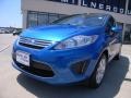 2011 Blue Flame Metallic Ford Fiesta SE Sedan  photo #9