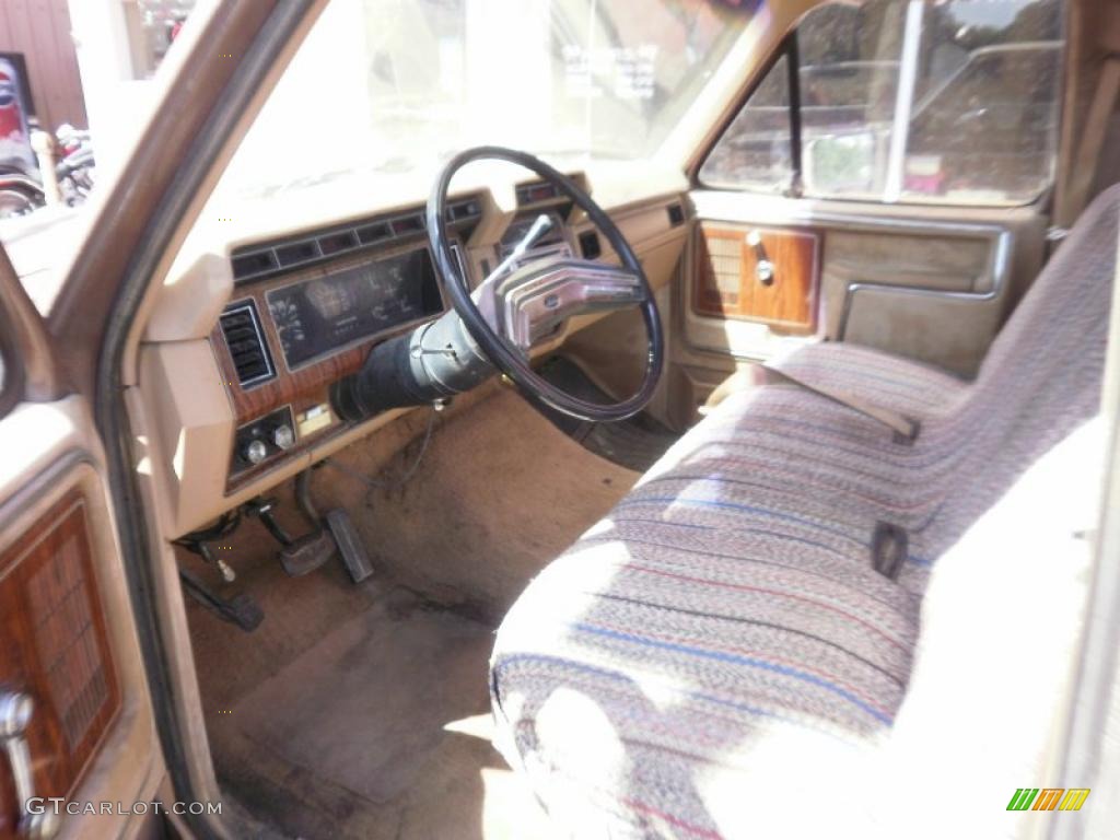 1983 F150 XLT Regular Cab - Medium Walnut Brown Metallic / Tan photo #5