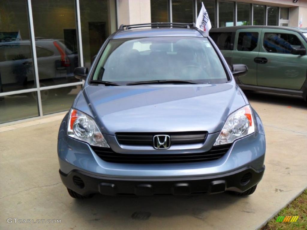 2007 CR-V LX - Glacier Blue Metallic / Gray photo #5
