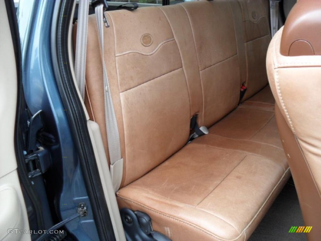 2002 F150 King Ranch SuperCab 4x4 - Charcoal Blue Metallic / Castano Brown Leather photo #18