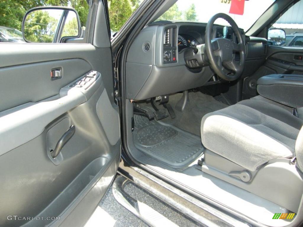 2006 Silverado 1500 LS Crew Cab - Black / Medium Gray photo #13