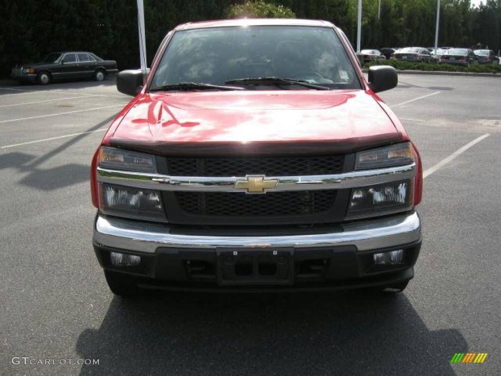2005 Colorado LS Crew Cab - Victory Red / Medium Dark Pewter photo #19