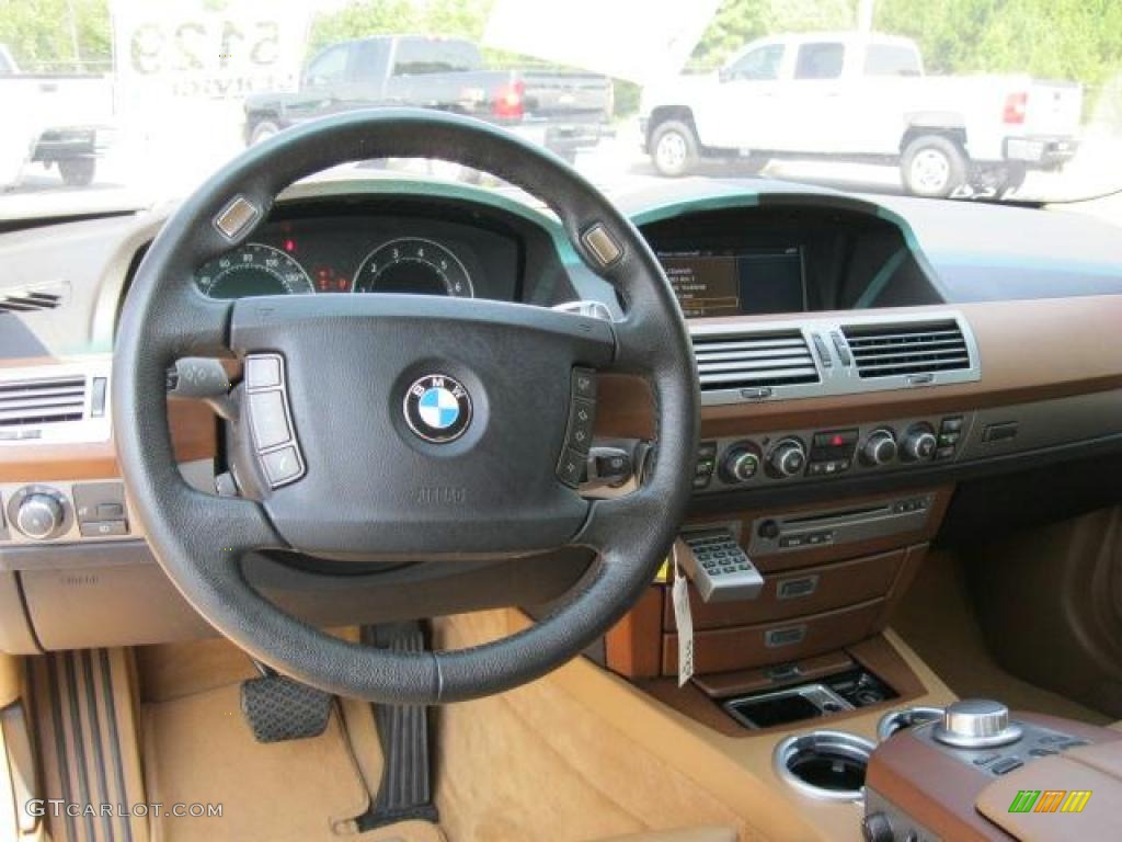 2007 7 Series 750i Sedan - Alpine White / Natural Brown photo #6