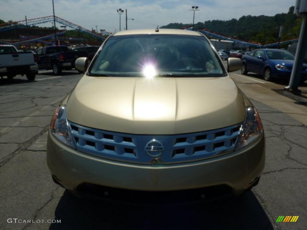 2003 Murano SL AWD - Luminous Gold Metallic / Cafe Latte photo #4
