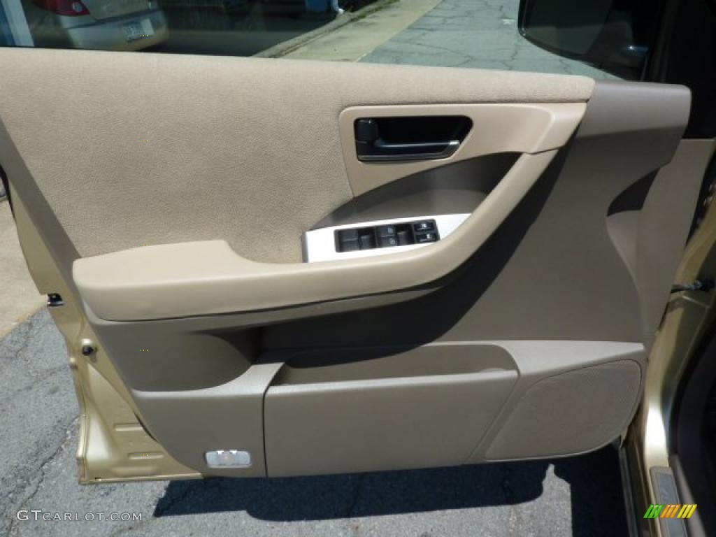 2003 Murano SL AWD - Luminous Gold Metallic / Cafe Latte photo #14