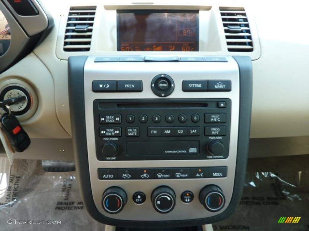 2003 Murano SL AWD - Luminous Gold Metallic / Cafe Latte photo #22