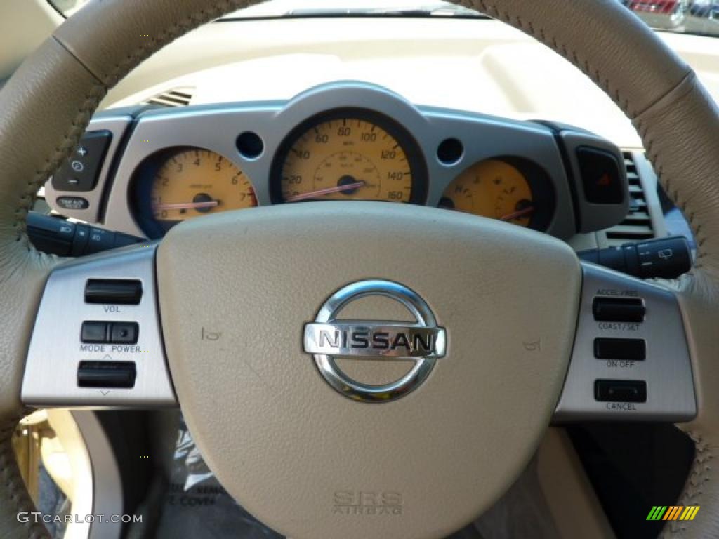 2003 Murano SL AWD - Luminous Gold Metallic / Cafe Latte photo #24