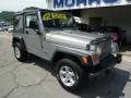 2000 Silverstone Metallic Jeep Wrangler SE 4x4  photo #3