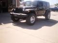 2009 Black Jeep Wrangler Unlimited Rubicon 4x4  photo #2