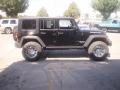 2009 Black Jeep Wrangler Unlimited Rubicon 4x4  photo #4