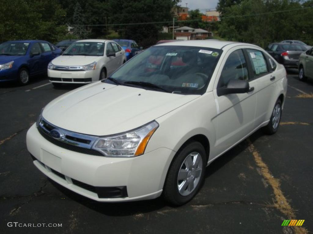 2011 Focus S Sedan - White Suede / Medium Stone photo #10