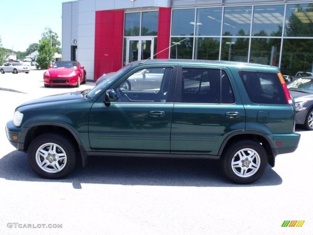 2001 CR-V Special Edition 4WD - Clover Green Pearl / Dark Gray photo #2