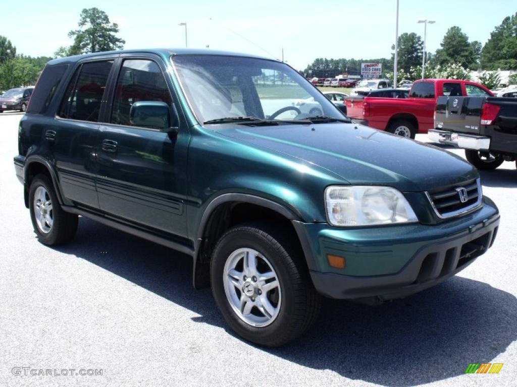 2001 CR-V Special Edition 4WD - Clover Green Pearl / Dark Gray photo #7