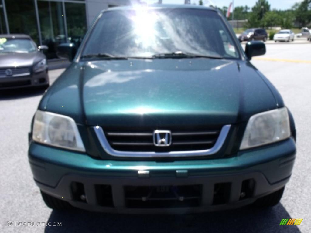 2001 CR-V Special Edition 4WD - Clover Green Pearl / Dark Gray photo #8