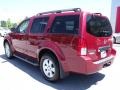 2005 Red Brawn Pearl Nissan Pathfinder LE  photo #3