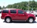 2005 Red Brawn Pearl Nissan Pathfinder LE  photo #6