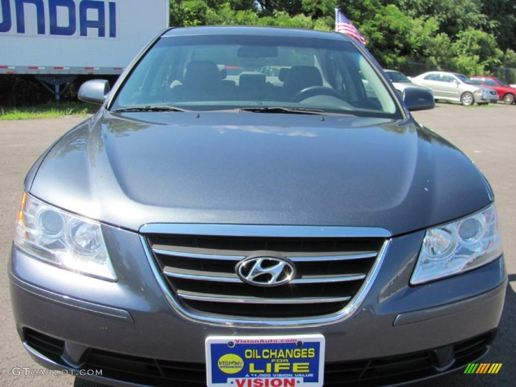 2009 Sonata GLS - Slate Blue / Gray photo #18
