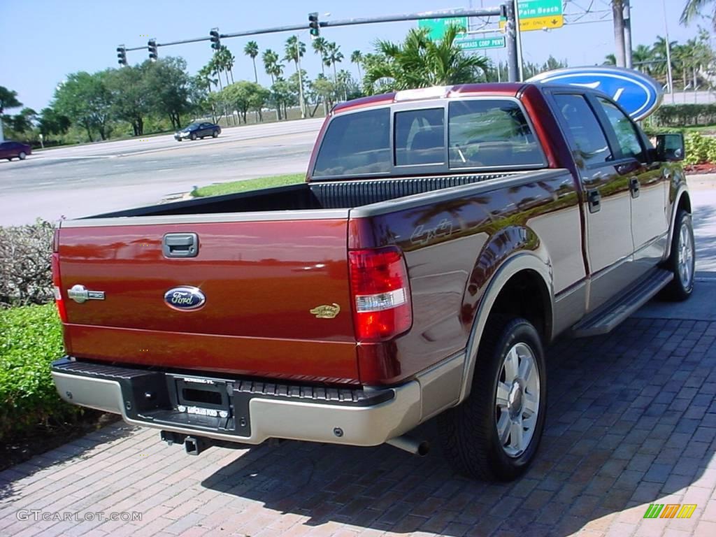 2006 F150 King Ranch SuperCrew 4x4 - Dark Copper Metallic / Castano Brown Leather photo #3