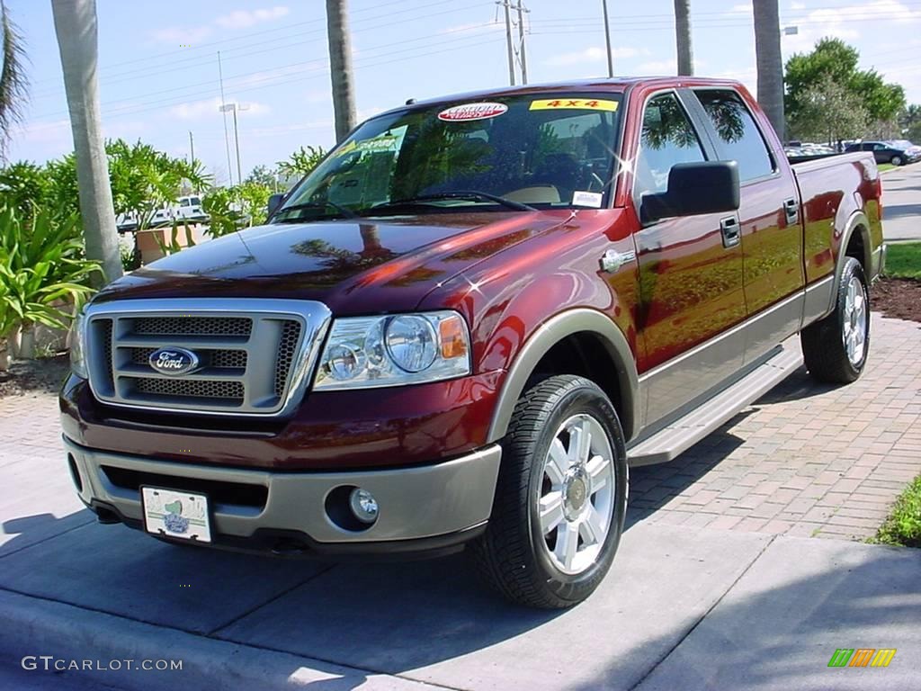 2006 F150 King Ranch SuperCrew 4x4 - Dark Copper Metallic / Castano Brown Leather photo #8