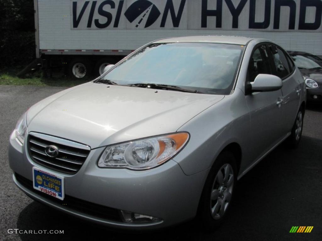 2009 Elantra GLS Sedan - Quicksilver / Gray photo #1