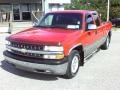 2002 Victory Red Chevrolet Silverado 1500 Extended Cab  photo #1