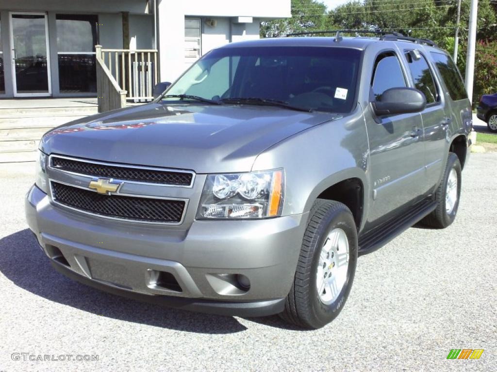 2008 Tahoe LS - Graystone Metallic / Ebony photo #1