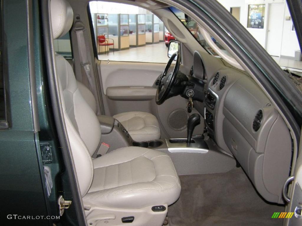 2002 Liberty Limited 4x4 - Shale Green Metallic / Taupe photo #17