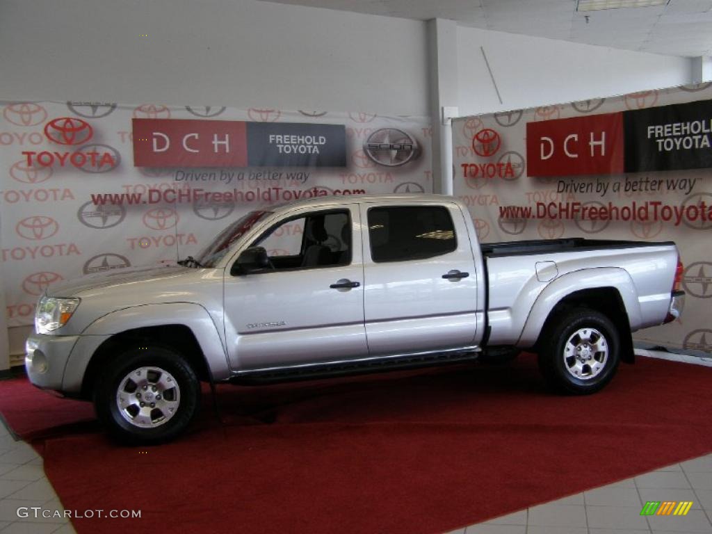 2008 Tacoma V6 Double Cab 4x4 - Silver Streak Mica / Graphite Gray photo #4