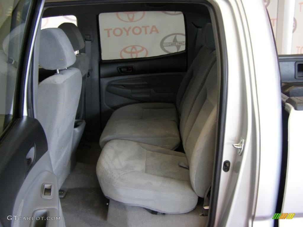 2008 Tacoma V6 Double Cab 4x4 - Silver Streak Mica / Graphite Gray photo #24