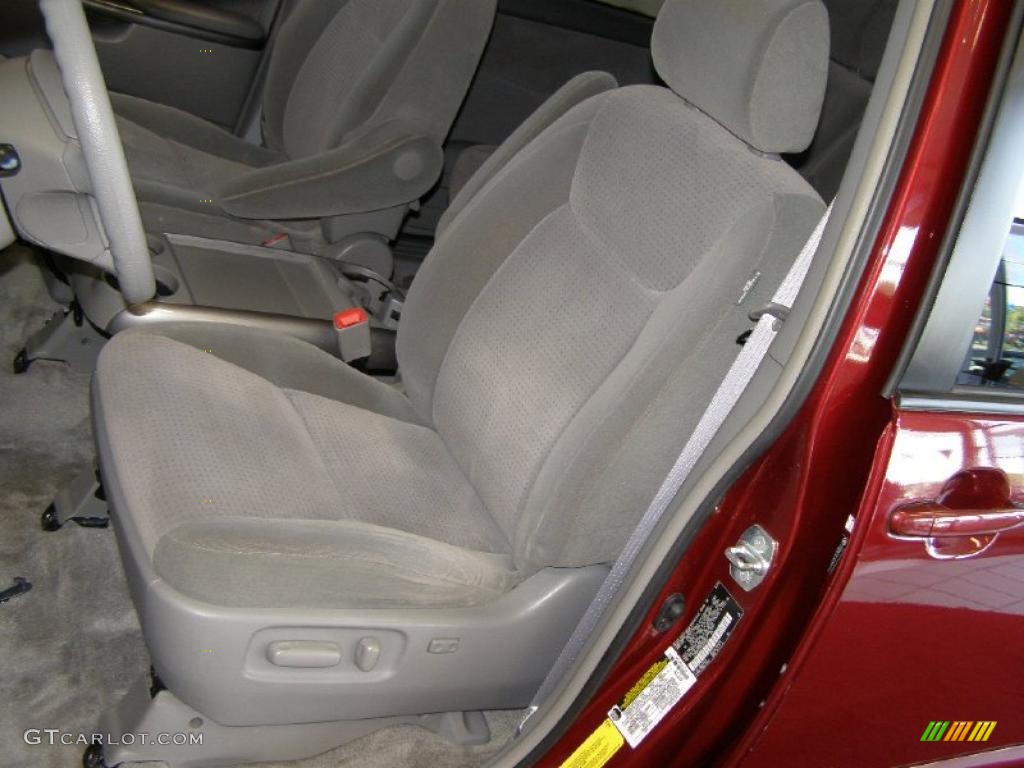2006 Sienna LE AWD - Salsa Red Pearl / Stone Gray photo #14