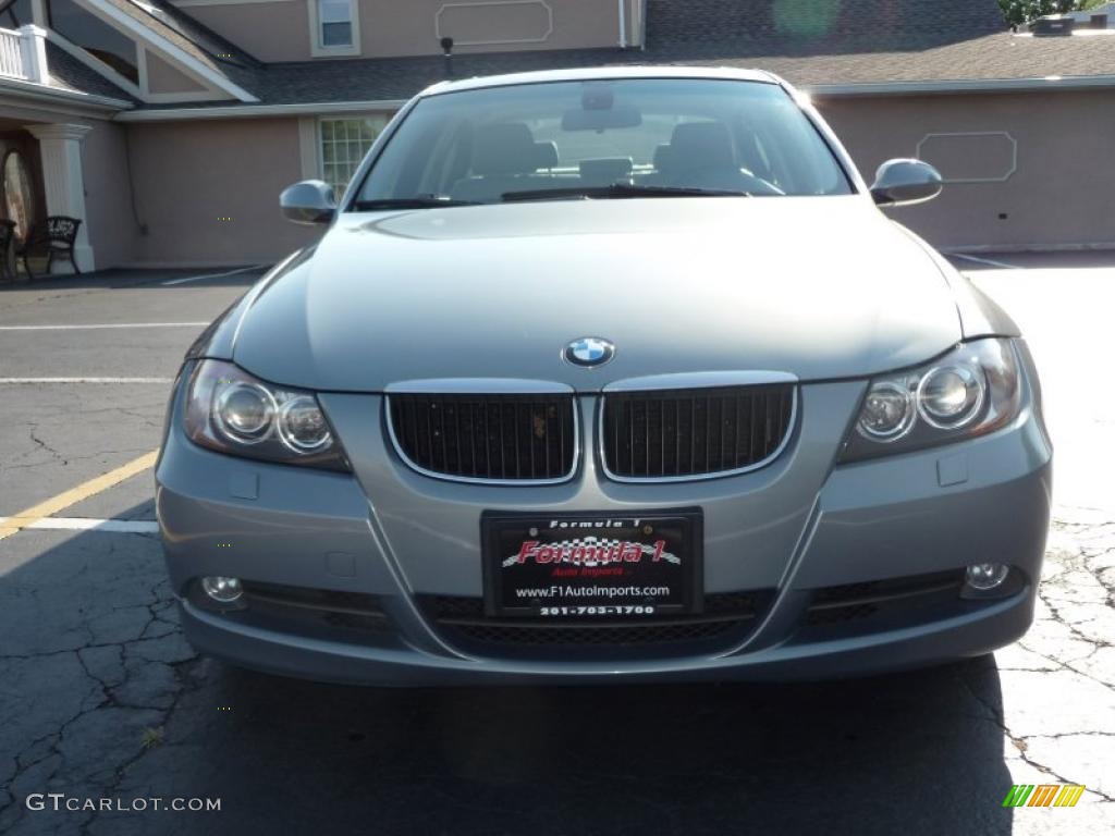 2006 3 Series 325i Sedan - Silver Grey Metallic / Grey photo #7