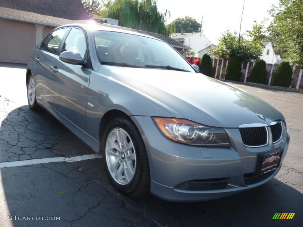 2006 3 Series 325i Sedan - Silver Grey Metallic / Grey photo #11