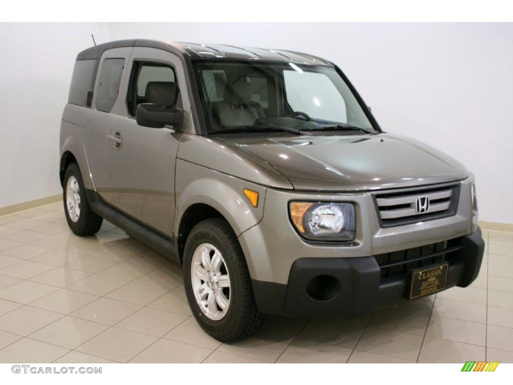 2007 Element EX AWD - Galaxy Gray Metallic / Black/Titanium photo #1